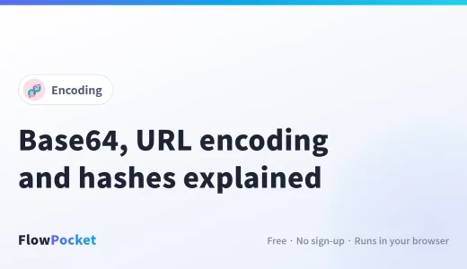 Base64, URL Encoding and Hashes Explained (and How to Convert Them)