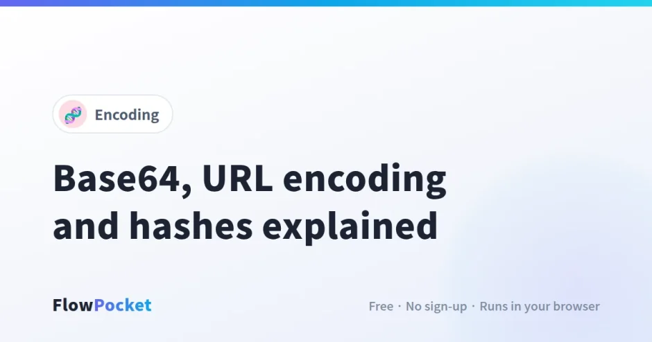 Base64, URL Encoding and Hashes Explained (and How to Convert Them)