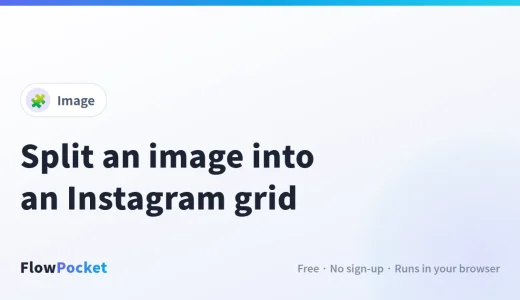 How to Split an Image into an Instagram Grid (3:4 Ready, in the Right Order)
