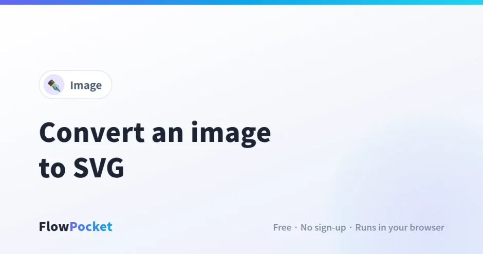 How to Convert an Image to SVG (Vectorize a Logo)