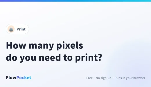 How Many Pixels Do You Need to Print? Paper Sizes, Points and DPI Explained