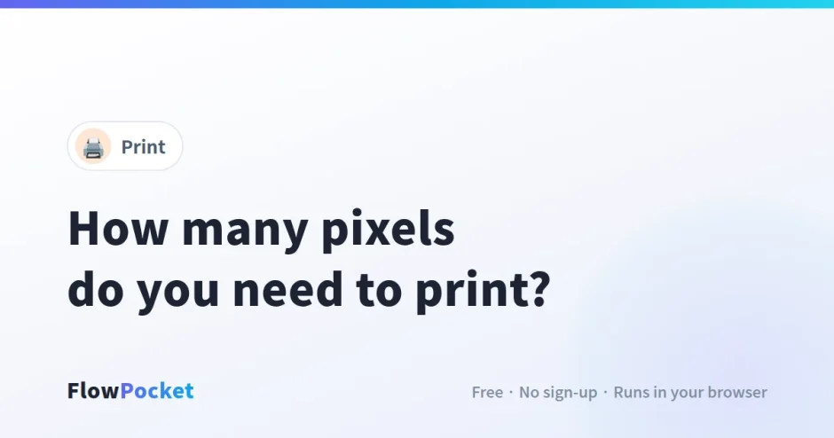 How Many Pixels Do You Need to Print? Paper Sizes, Points and DPI Explained