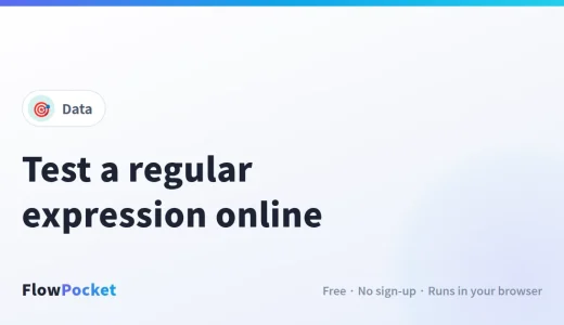 How to Test Regular Expressions Online (with Live Highlighting)