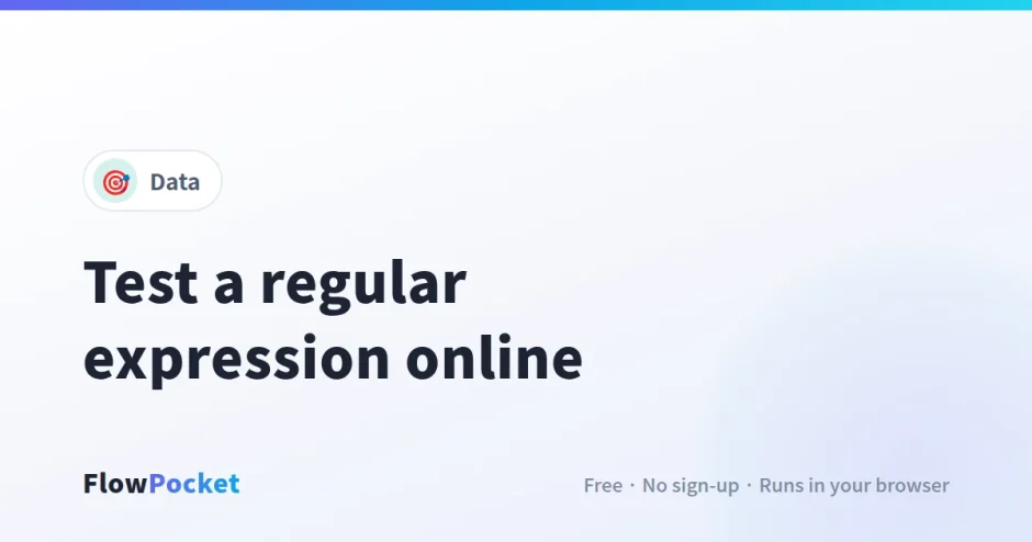 How to Test Regular Expressions Online (with Live Highlighting)
