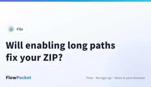 Will Enabling Long Paths in Windows Fix Your ZIP? How to Turn It On and When It Won’t Help