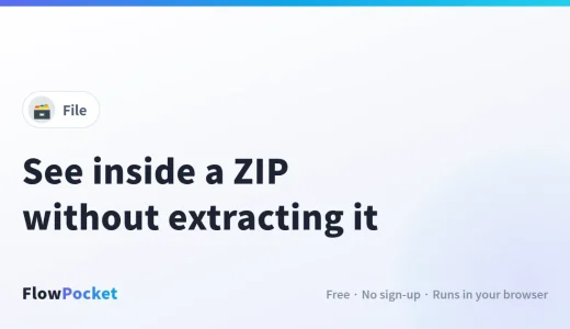 How to See What’s Inside a ZIP Without Extracting It